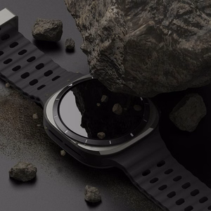 Ringke Slim & Tempered Glass suojakuori- ja lasisetti Samsung Galaxy Watch Ultra 47mm -kellolle – musta