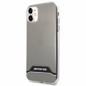 AMG Electroplate Black&White Suojakuori iPhone 11 / XR 6.1":lle - läpinäkyvä