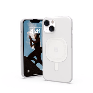 UAG Lucent [U] MagSafe Suojakuori iPhone 14 Plus:lle - valkoinen