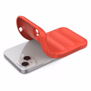 Magic Shield Case kotelo iPhone 14 Plus joustava panssaroitu kansi punainen