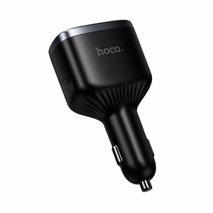Hoco Z70 -autolaturi, USB-A + 2 × USB-C, PD QC3.0, 93 W, musta