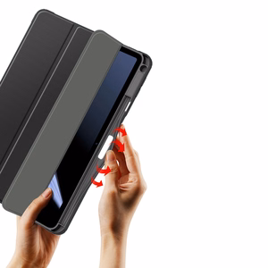 Dux Ducis Toby panssaroitu Flip Smart Case Oppo Pad kynänpidikkeellä Musta