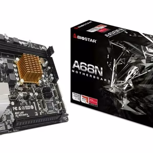 Biostar A68N-2100K emolevy mini ITX