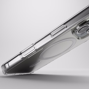Puro Impact Clear D3O MagSafe Silikoninen Suojakuori iPhone 16 Prolle - läpinäkyvä
