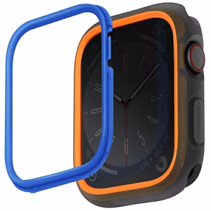 Uniq Moduo -suojakuori Apple Watch 45 / 44 mm - oranssi-sininen