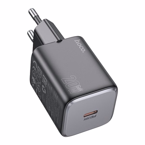 Laturi Hoco N40 (1xUSB-C 20W) musta