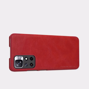 Nillkin Qin Asia Flip Case Xiaomi Redmi Note 11T 5G / 11S 5G / 11 5G (Kiina) / Poco M4 Pro 5G - Musta