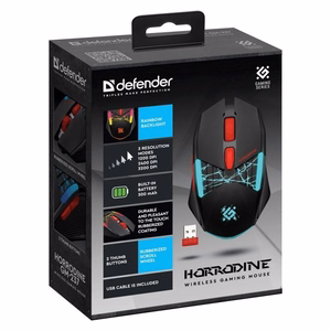 Hiiri Defender GM-126 Tisa RF+BT optinen 1600dpi 6P musta