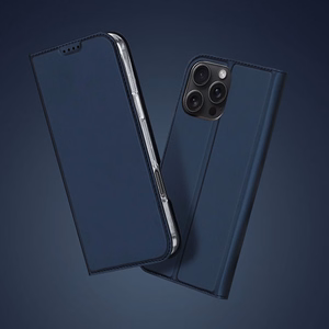 DUX DUCIS Skin Pro Lompakkosuojakuori iPhone 16 Pro Max:lle - sininen