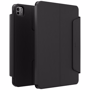 Uniq Rovus Snapmount Magneettinen 360 pyörivä irrotettava Suojakuori iPad Pro 11 2024 (5. sukupolvi) - musta