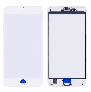 Apple iPhone 6S Plus LCD-näyttölasi kehyksellä ja OCA:lla valkoinen V2 ORG
