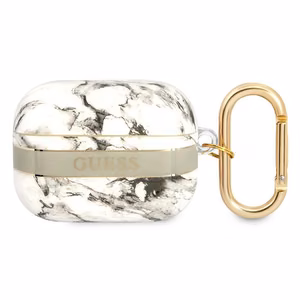 Guess GUAPHCHMAG AirPods Pro suojakotelo harmaa/harmaa Marble Strap Collection -mallisto