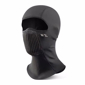 Rockbros LF25699 Fleece Bicycle Balaclava - Black