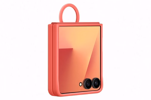 PF766TREGWW Ring Case (Silicone) Samsung Galaxy Flip7, Red