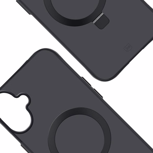 3mk Smoke Case Mag&Stand iPhone 17:lle - Musta