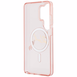 Karl Lagerfeld IML KC Script MagSafe Case for Samsung Galaxy S26 Ultra - Pink