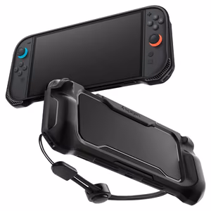 Spigen Rugged Armor Suojakuori Nintendo Switch 2:lle - Matta musta
