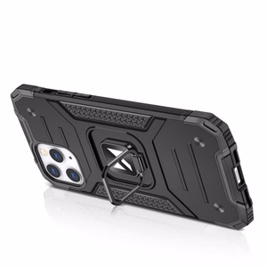 Suojakuori Wozinsky Ring Armor Apple iPhone 13 Pro, hopeinen