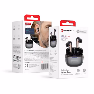 Forcell F-Audio Pulse Pro ANC + ENC TWS wireless earbuds – black