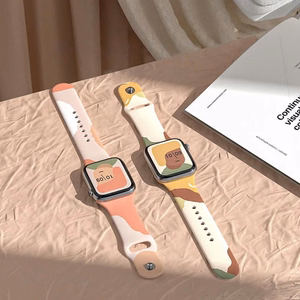 Silikonihihna Moro Watch rannekorun hihna Apple Watch 42 / 44 / 45 / 49 mm - Kuvio 1