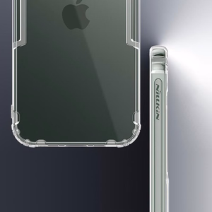 Nillkin Nature TPU suojakuori laitteelle Apple iPhone 12 Pro Max, tummanvihreä