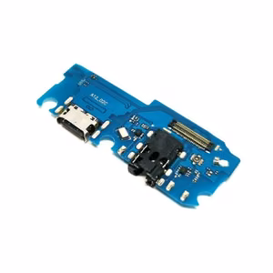 Latausliitin yhteensopiva Samsung A125 A12:n kanssa flex-kaapelilla / hopea OEM