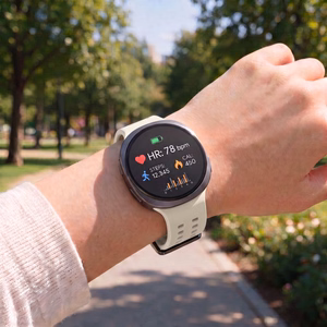 Tech-Protect Silicone Air -ranneke mallille Samsung Galaxy Watch 40/44/46 mm – beige