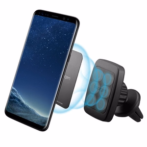 Spigen H12 puhelinteline autoon ilmanvaihtoristikkoon magneettinen - musta