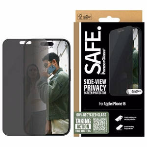 SAFE by PanzerGlass iPhone 16 6.1' Privacy näytönsuoja Ultra-Wide Fit SAFEP95875