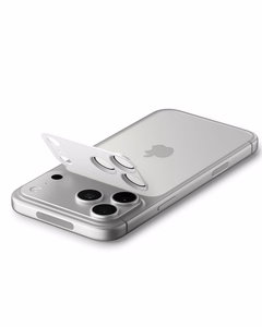 Spigen Optik Pro XL Kameran Linssilasi iPhone 17 Pro Max:lle - Hopeinen