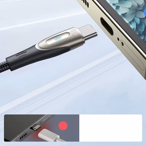 Joyroom Star-Light Series SA27-CC5 USB-C / USB-C kaapeli 100W 1.2m - musta