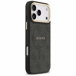 GUESS suojakuori IPHONE 17 Pro Max:lle MagSafe-yhteensopiva GUHMP17XP4MSEGCK (PU 4G W/ Classic) musta