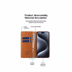 HDD Magnetic Wallet Case Samsung A325 A32 4G brown