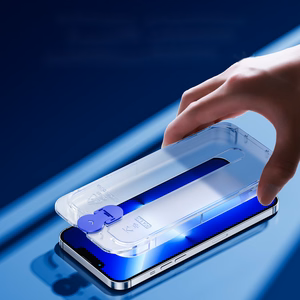 Joyroom Knight glass for iPhone 14 Plus with mounting kit transparent (JR-H11)