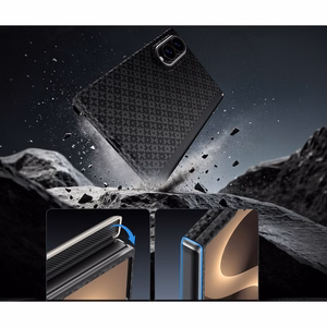 Benks Magnetic Armor Grid Air Grand Combo -suojakuori Samsung Galaxy Z Fold 8:lle, musta (C.K.FL.SA.BK.0060)
