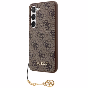 Guess 4G Charms Collection Suojakuori Samsung Galaxy A35:lle - ruskea