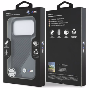 BMW M Carbon Logo MagSafe Suojakuori iPhone 17 Prolle - grafiitti