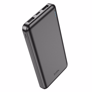 Ulkoinen akku Hoco 10000 mAh 2,1A J100 musta