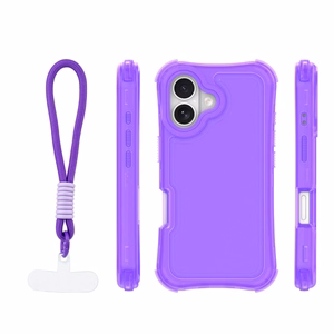 Safepop suojakuori hihnalla iPhone 16 6,1" violetti