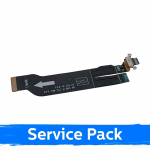 Charging Port Compatible With Samsung F956 Z Fold6 with Flex / Silver (Service Pack)