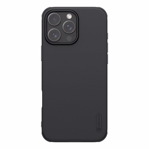 Nillkin Super Frosted Shield Pro -suojakuori iPhone 16 Pro 6,3:lle - musta