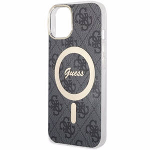 Guess 4G MagSafe suojakuori iPhone 14:lle - musta