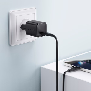 Acefast A119 GaN PD 45W USB-C Verkkolaturi - musta
