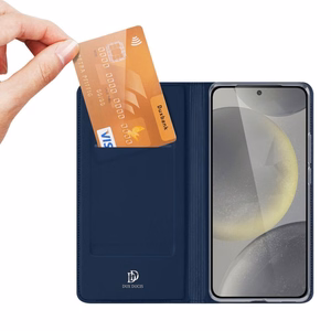 DUX DUCIS wallet case SKIN PRO for SAMSUNG S24 FE blue