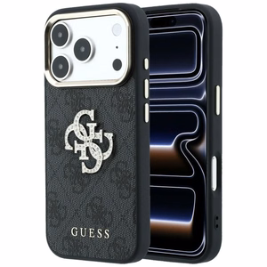 Kotelo mallille IPHONE 18 Pro /17 Pro (Big Strass Logo 4G) (väri: ruskea)