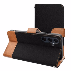 Läppäsuojakuori Samsung A36 5G -lle Jeans Book musta