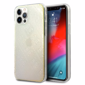 Guess GUHCP12M3D4GIRBL iPhone 12/12 Pro 6.1" iridescent/iridescent hardcase 4G 3D Pattern Collection