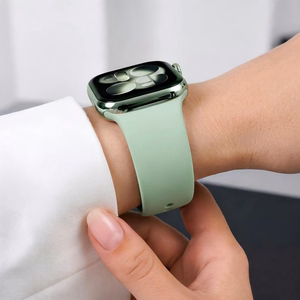 Tech-Protect-silikoniranneke Apple Watch 40/41/42 mm -kellolle, vaaleanvihreä