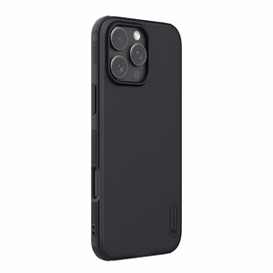 Nillkin Super Frosted Shield Pro -suojakuori iPhone 16 Pro 6,3:lle - musta