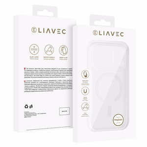 Liavec Soft Suojakuori iPhone 17 Pro Max:lle valkoinen